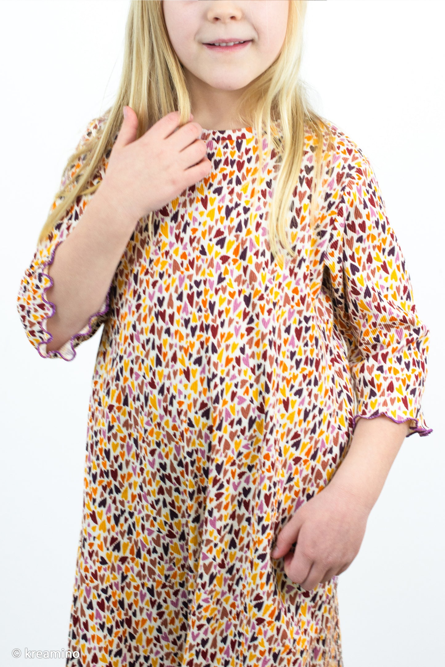Ripp- Jersey Druck "Herzen"