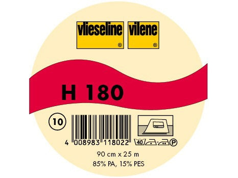 Bügeleinlage H 180, weiß
