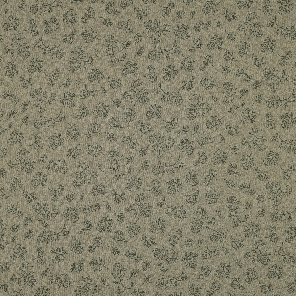 Double Gauze, Musselin "Small Flower"