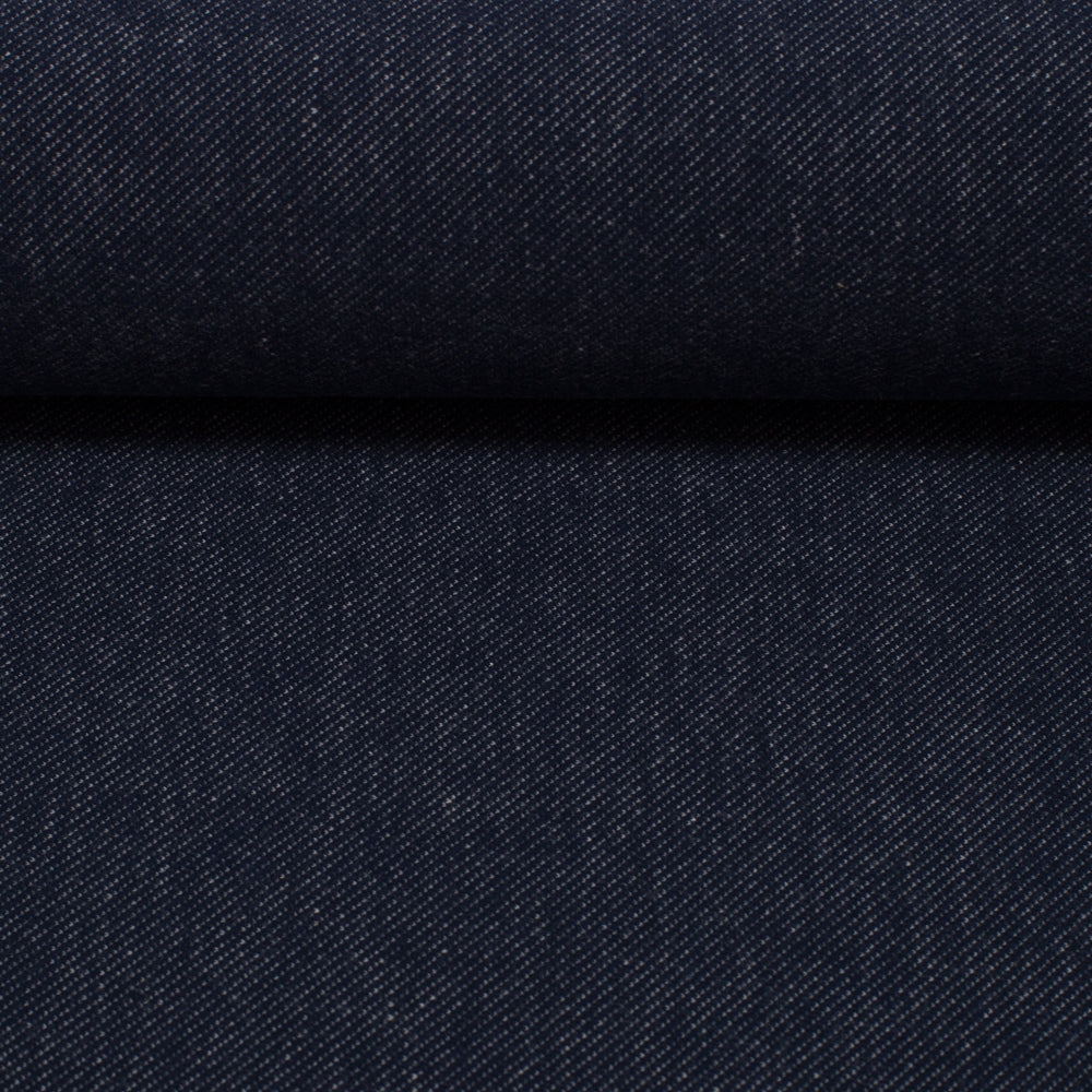 Jeans Jersey Baumwolle, meliert, blau