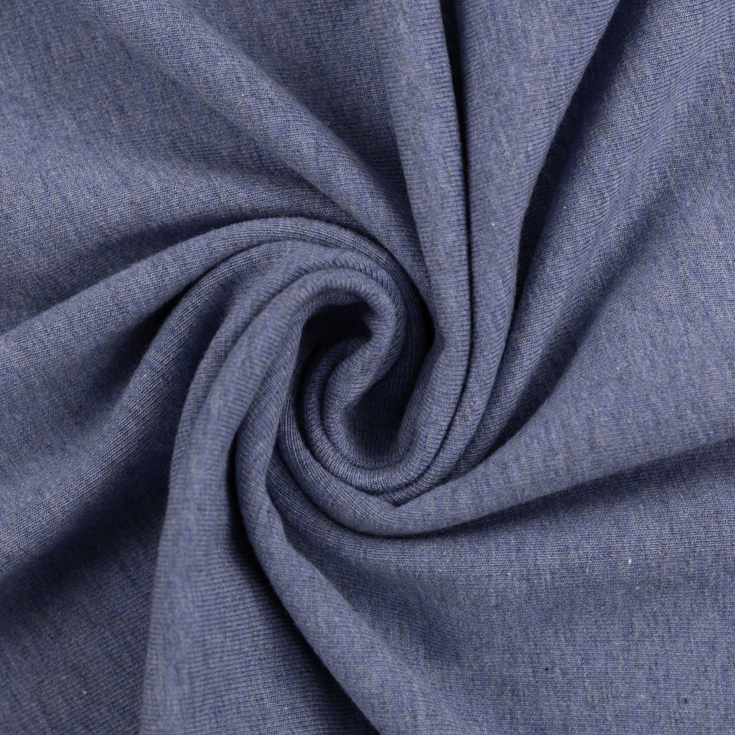Sweat angeraut, Eike- jeansblau meliert