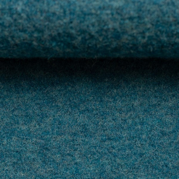 Naomi Melange, gekochte Wolle "petrol"