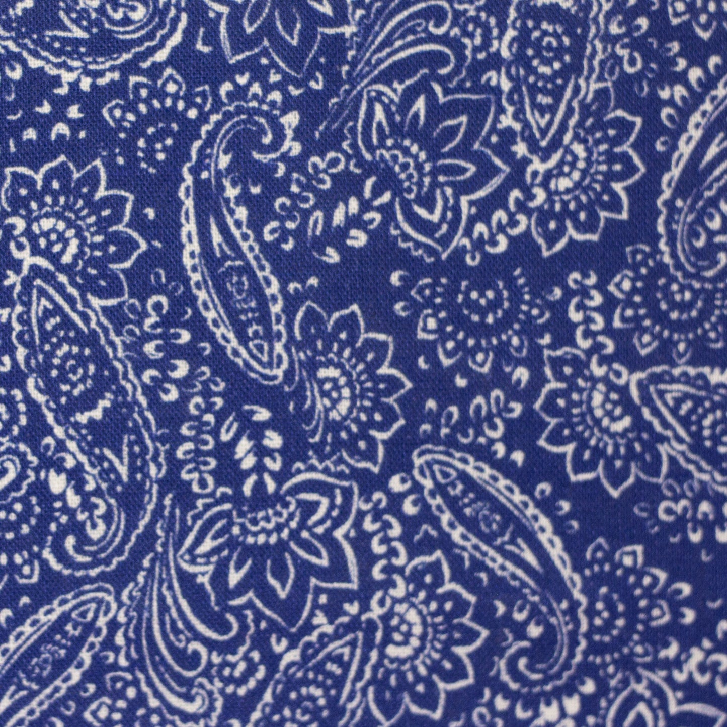 Leinen "Ornamente" blau