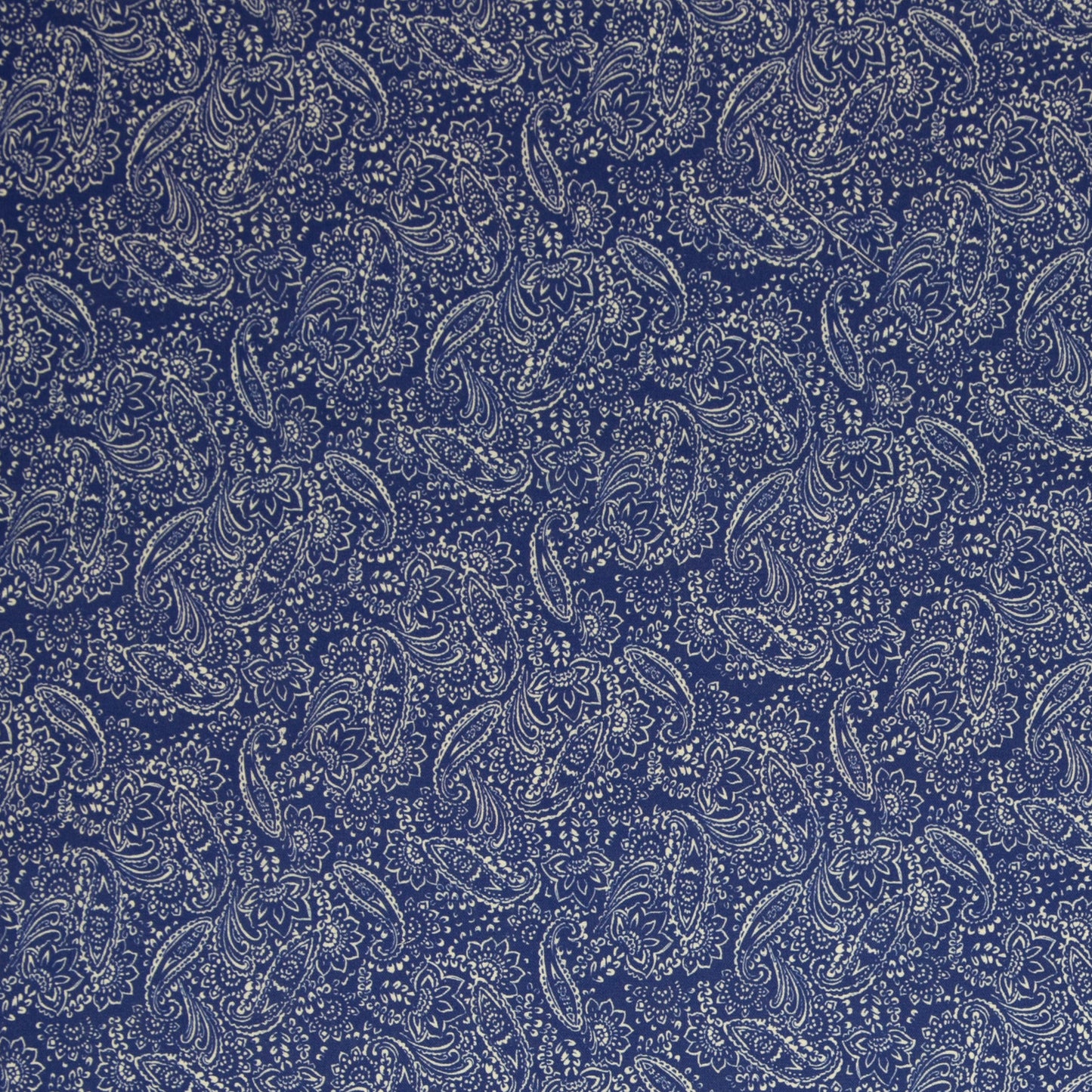 Leinen "Ornamente" blau