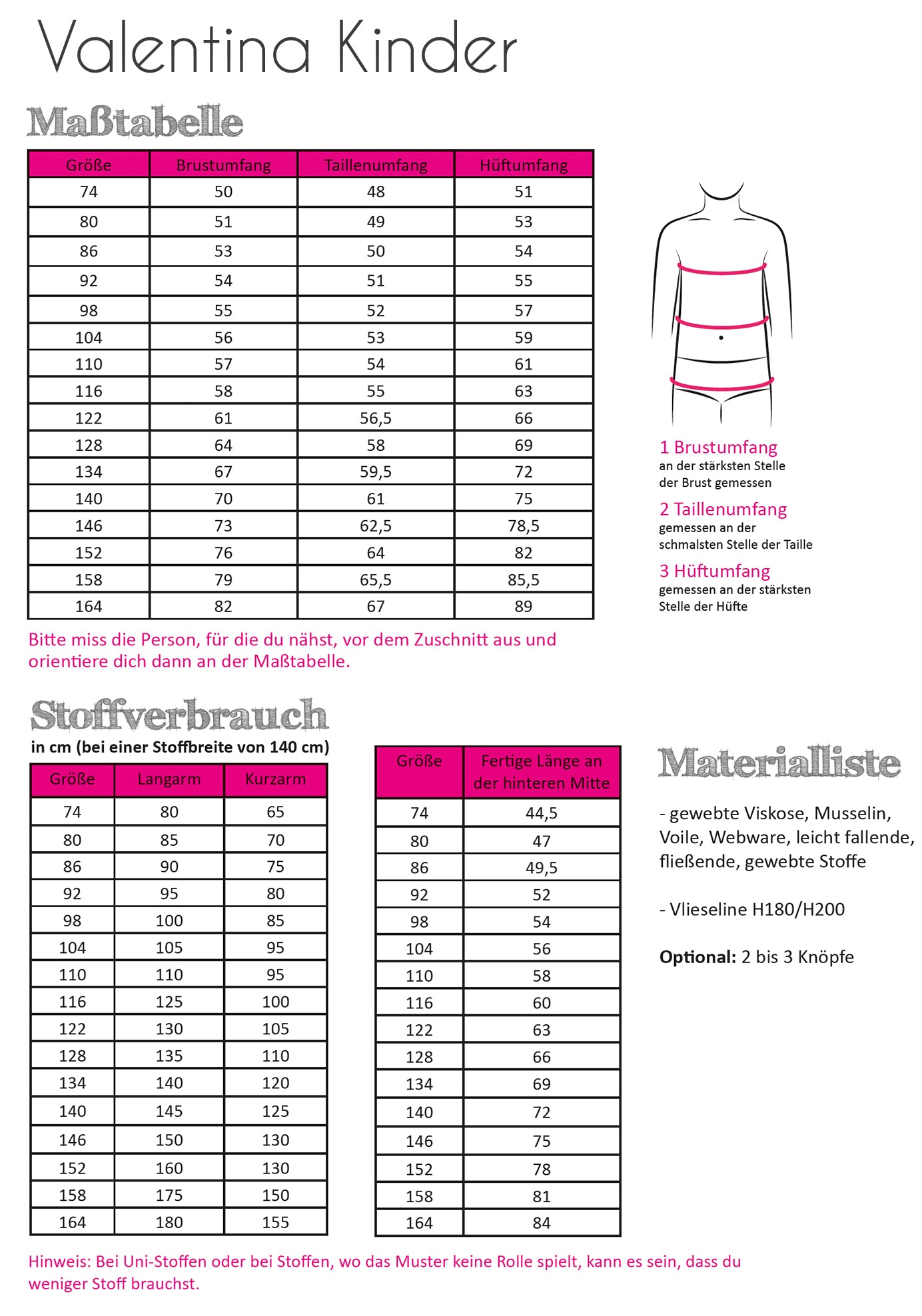 Kleid "Valentina" für Kinder von Fadenkäfer