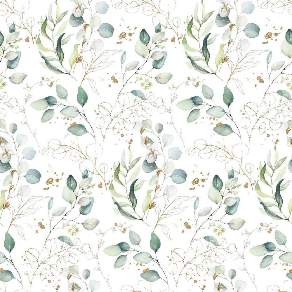 Baumwolle/Popelin " Eukalyptus"