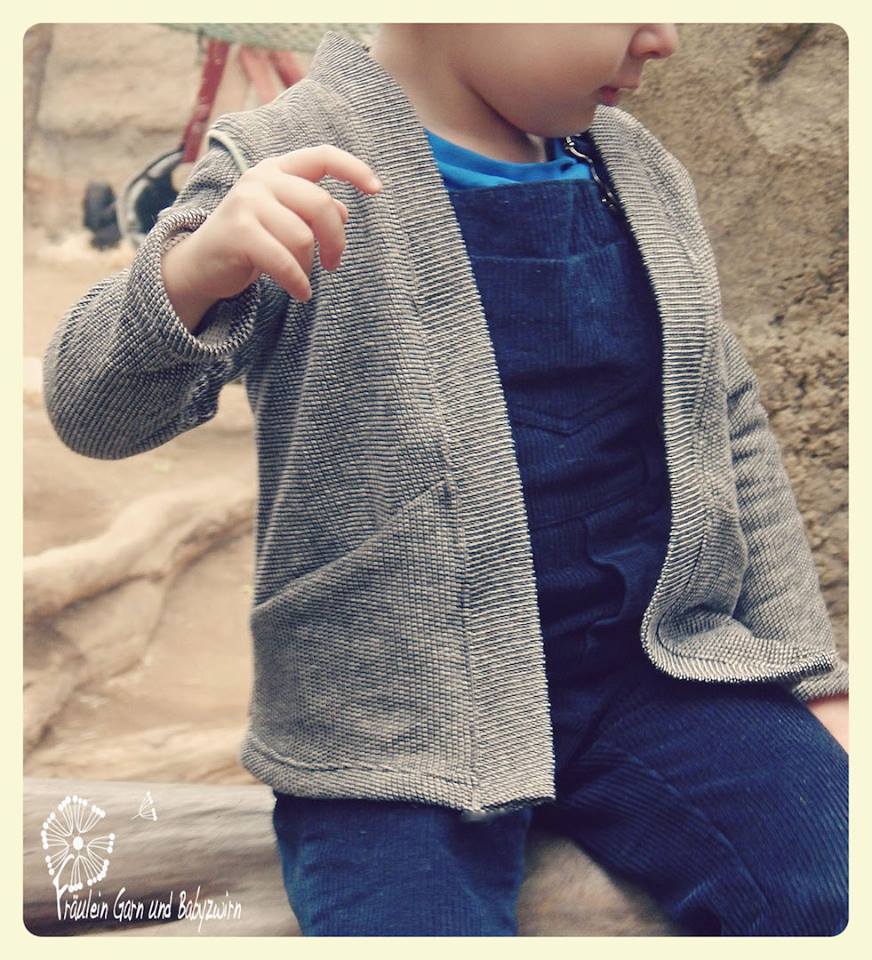 Strickjacke "Minna" für Kinder von Fadenkäfer
