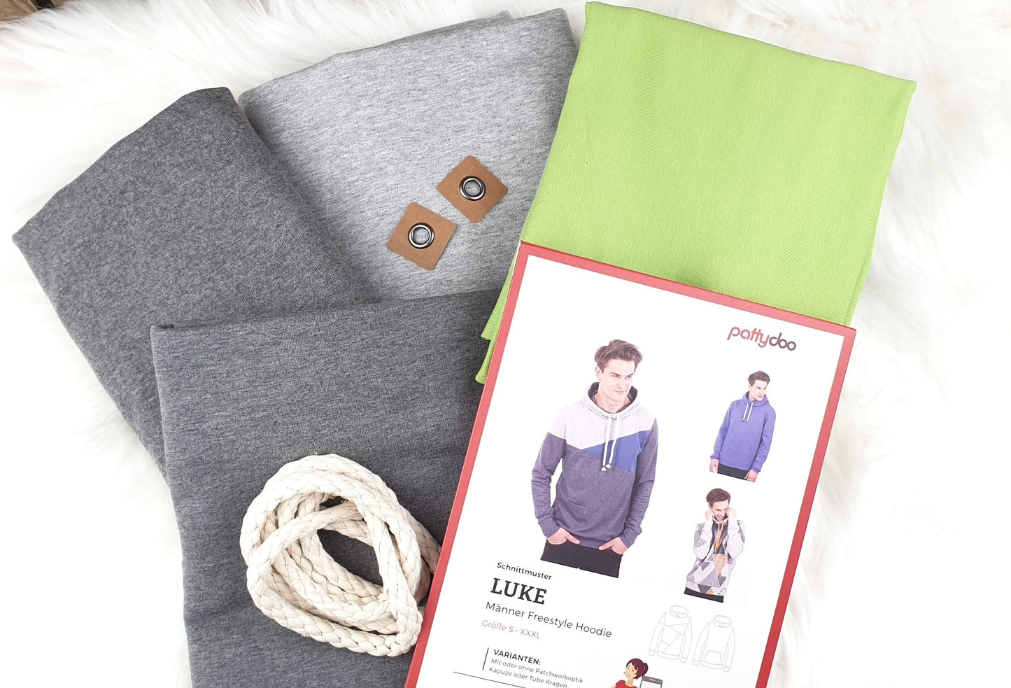 Nähpaket - Hoodie "Luke"