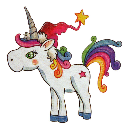 Bügelbild Elli Einhorn Weihnachten