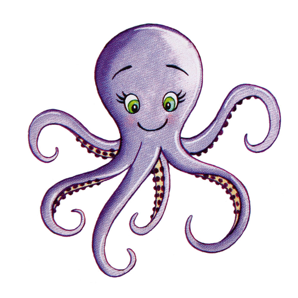 Bügelmotiv Oktopus