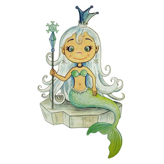 Bügelmotiv Eismeerjungfrau