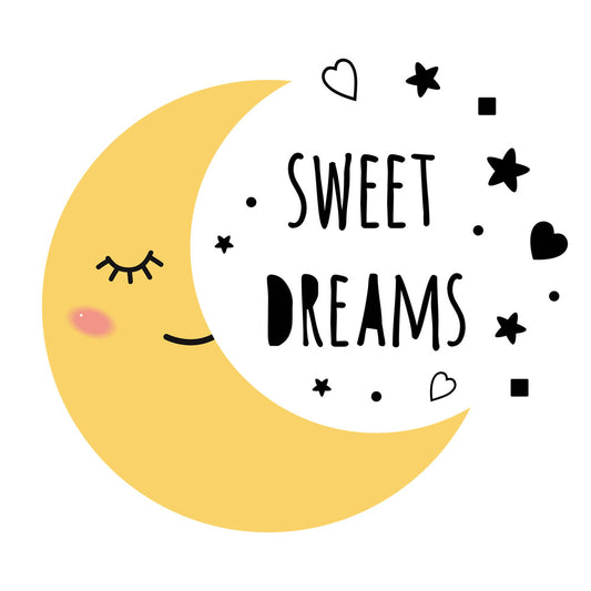 Bügelmotiv Mond Sweet Dreams