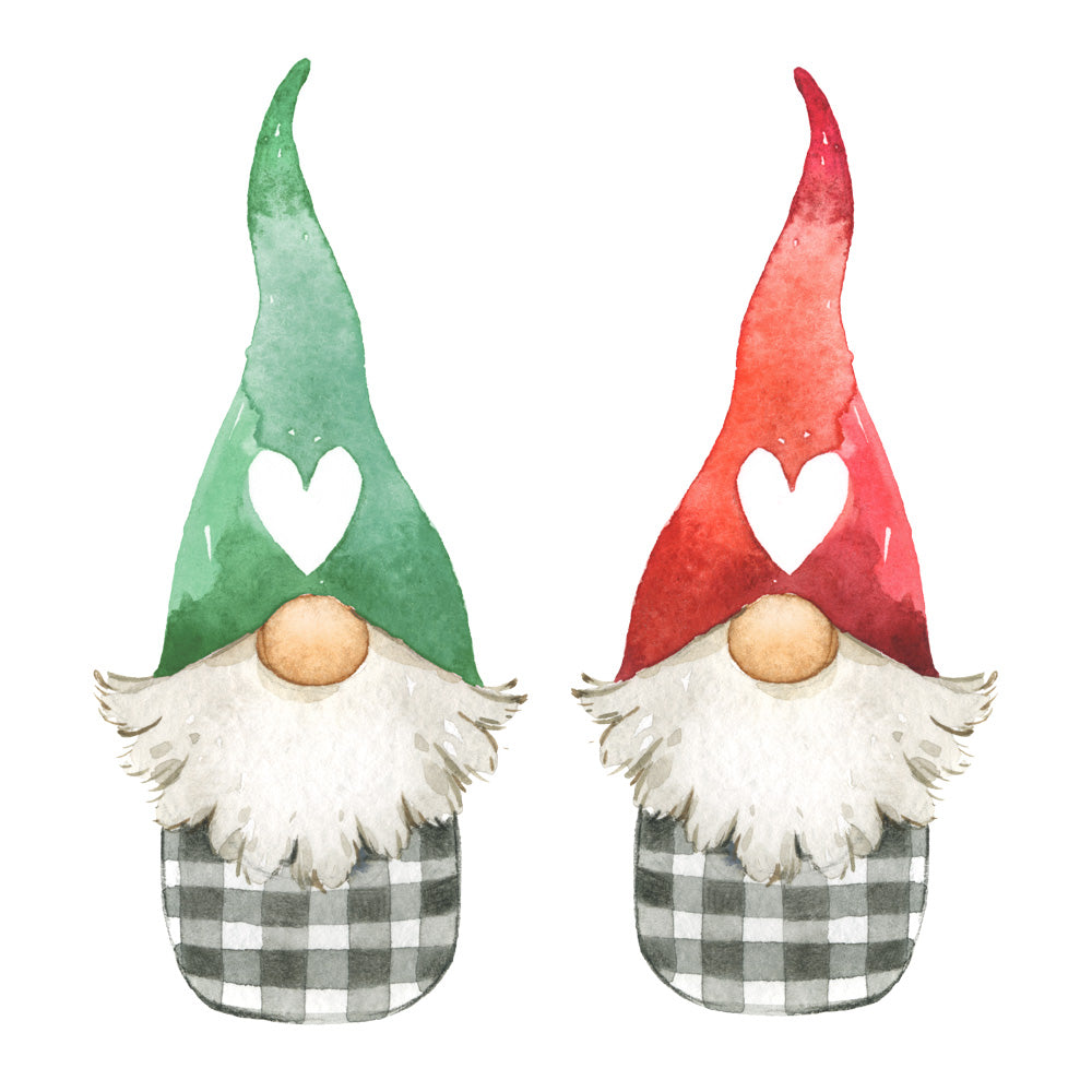 Bügelmotiv-Set Gnomenmänner groß