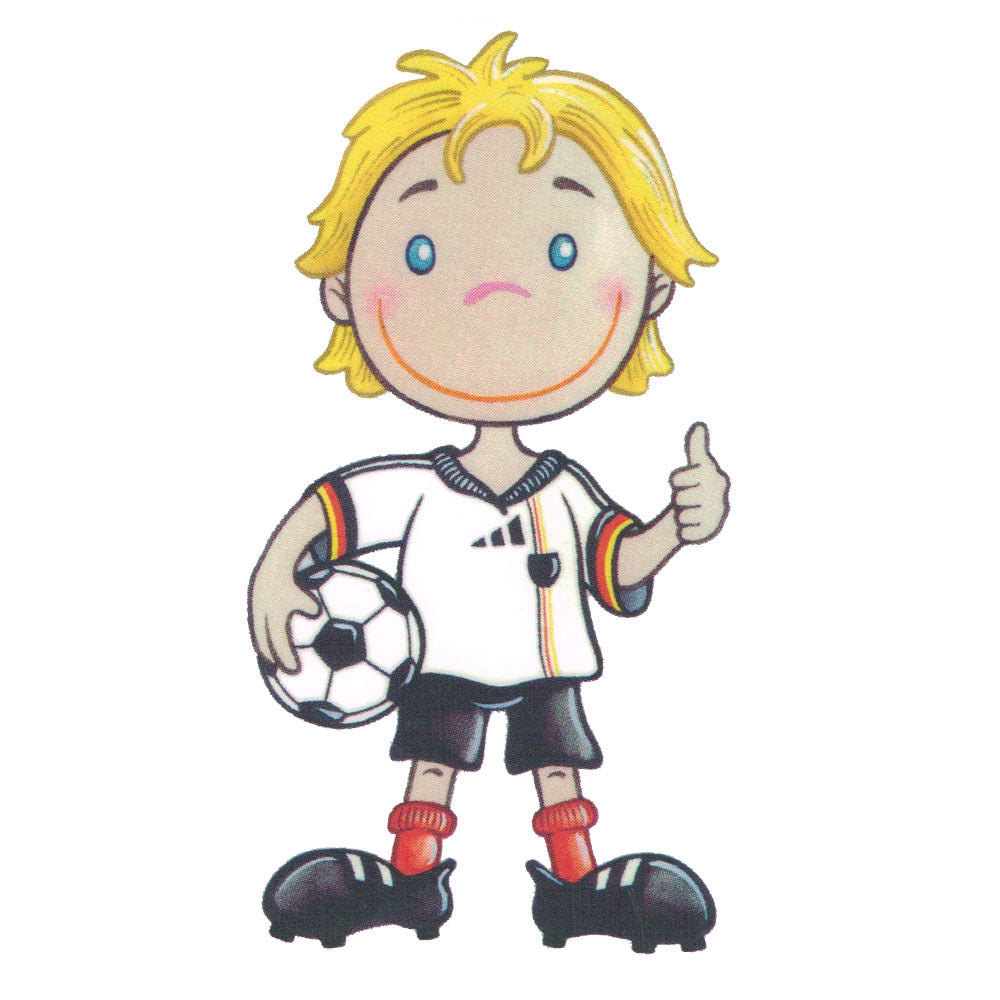 Bügelmotiv Fußballer