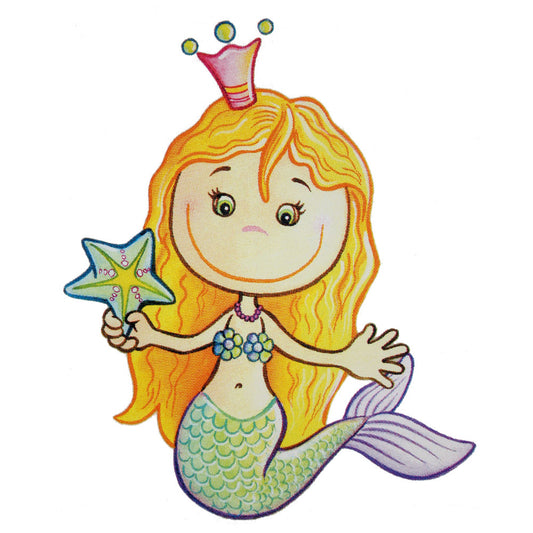 Bügelmotiv Meerjungfrau