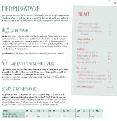 "Lieblingsjacke" von Lybstes (Gr.56-122)
