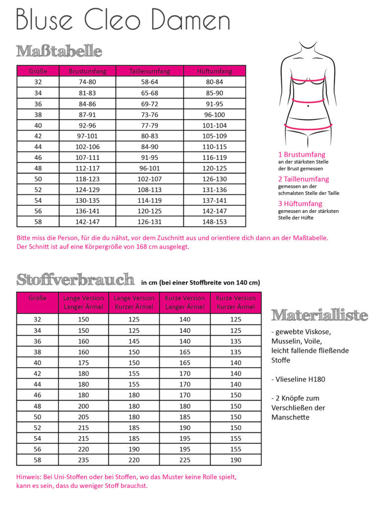 Bluse "Cleo" für Damen von Fadenkäfer