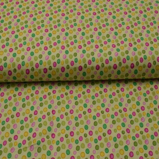 Baumwolle, Webware, Konfetti hellgelb