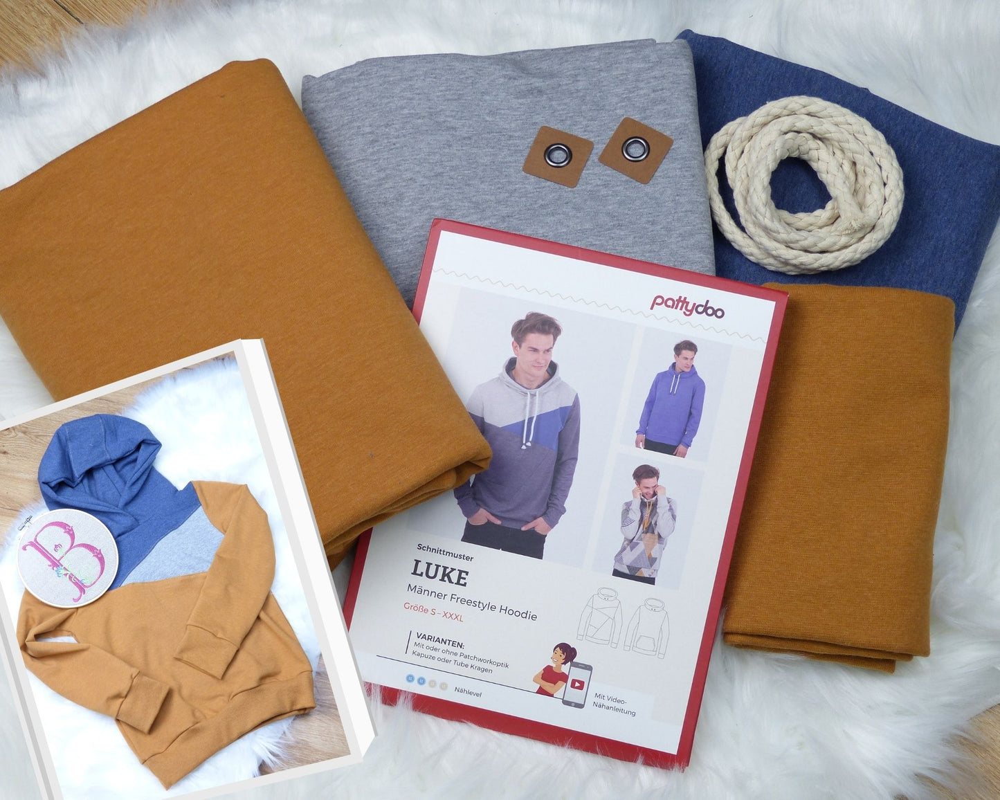 Nähpaket - Hoodie "Luke"