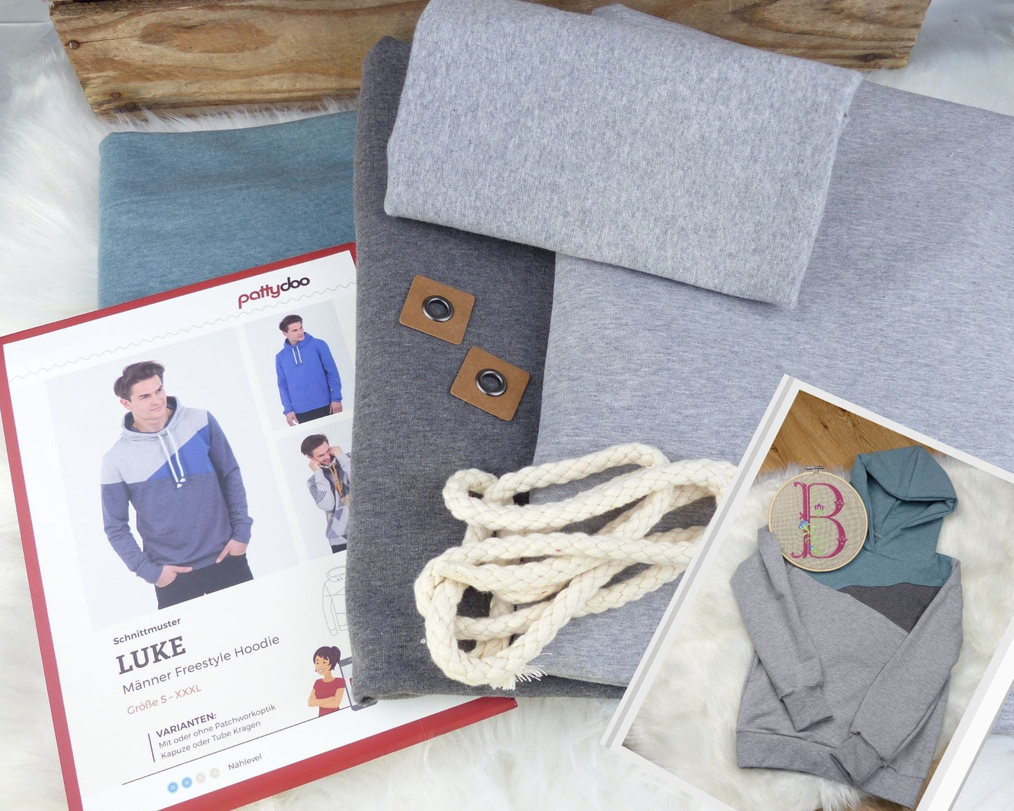 Nähpaket - Hoodie "Luke"