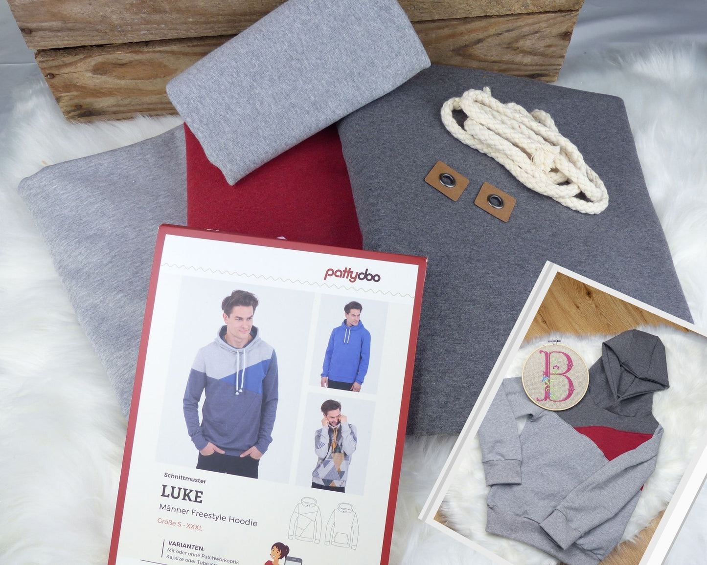 Nähpaket - Hoodie "Luke"
