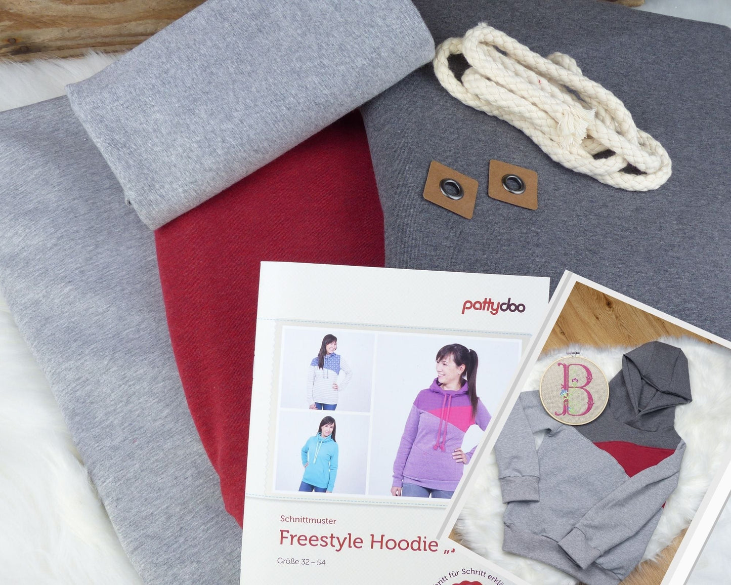 Nähpaket - Hoodie "Nelly"