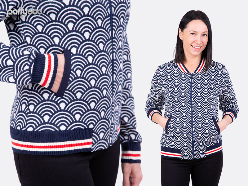 Schnittmuster Hanna Collegejacke by pattydoo