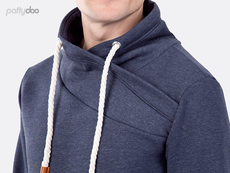 Schnittmuster Jim Wickelkragen-Sweatshirt by pattydoo