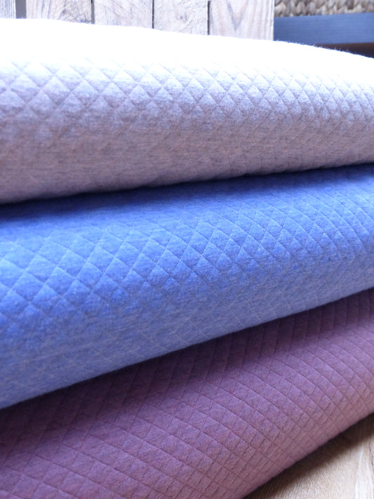 Steppstoff double face meliert