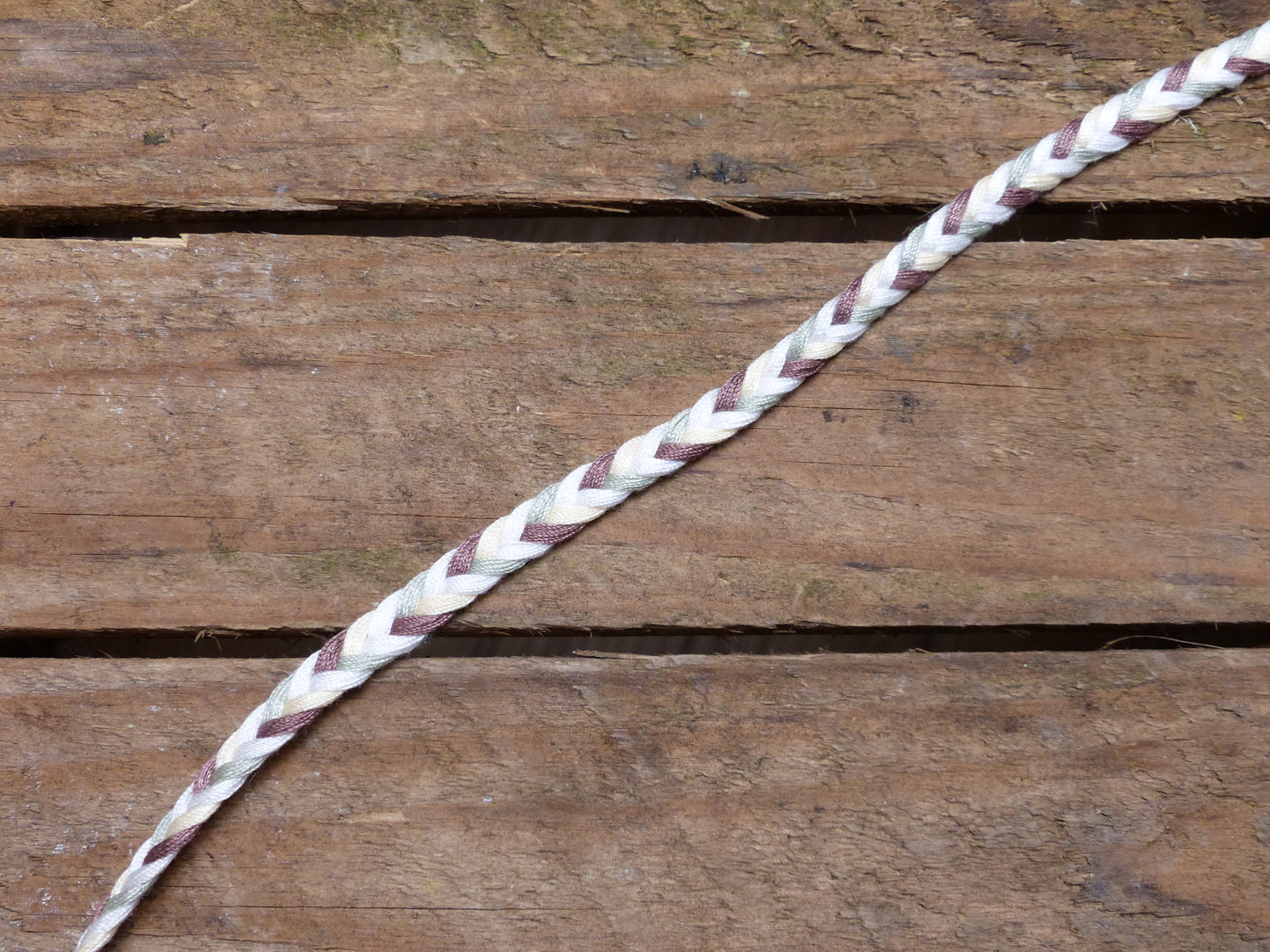 Baumwollkordel, geflochten Multicolor