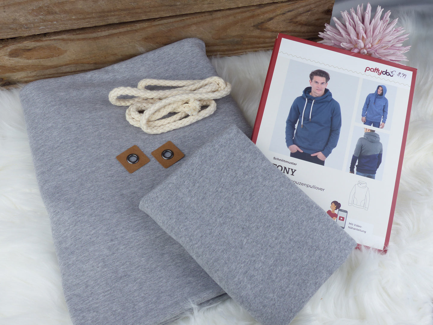 Nähpaket - Hoodie "Tony"