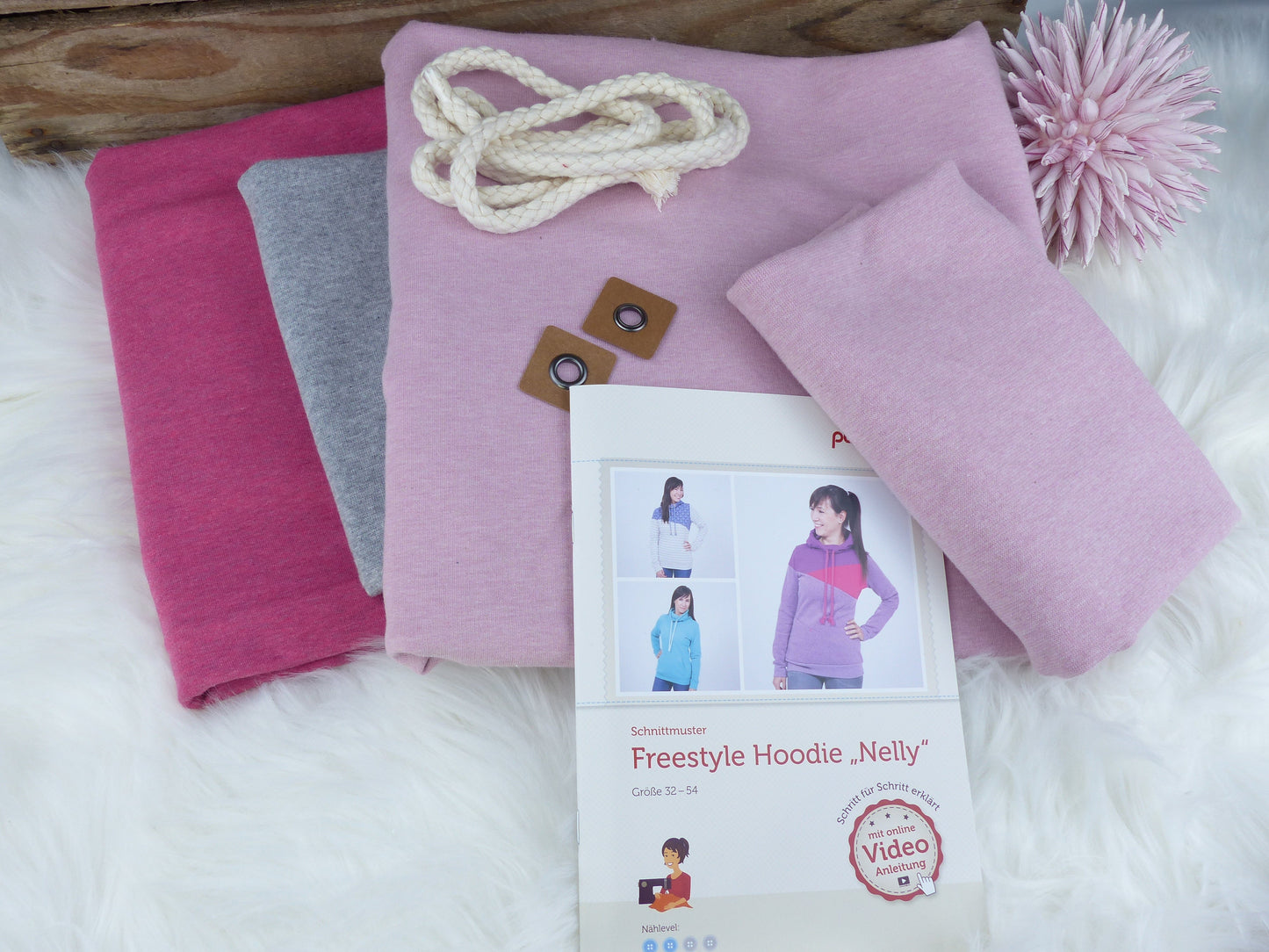 Nähpaket - Hoodie "Nelly"