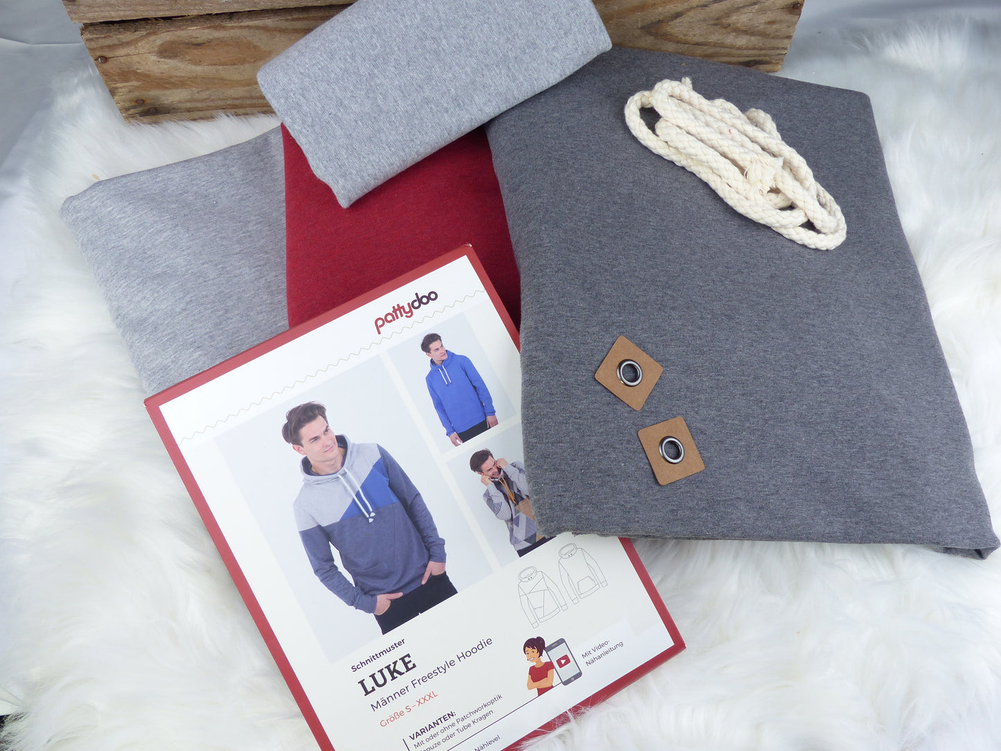 Nähpaket - Hoodie "Luke"
