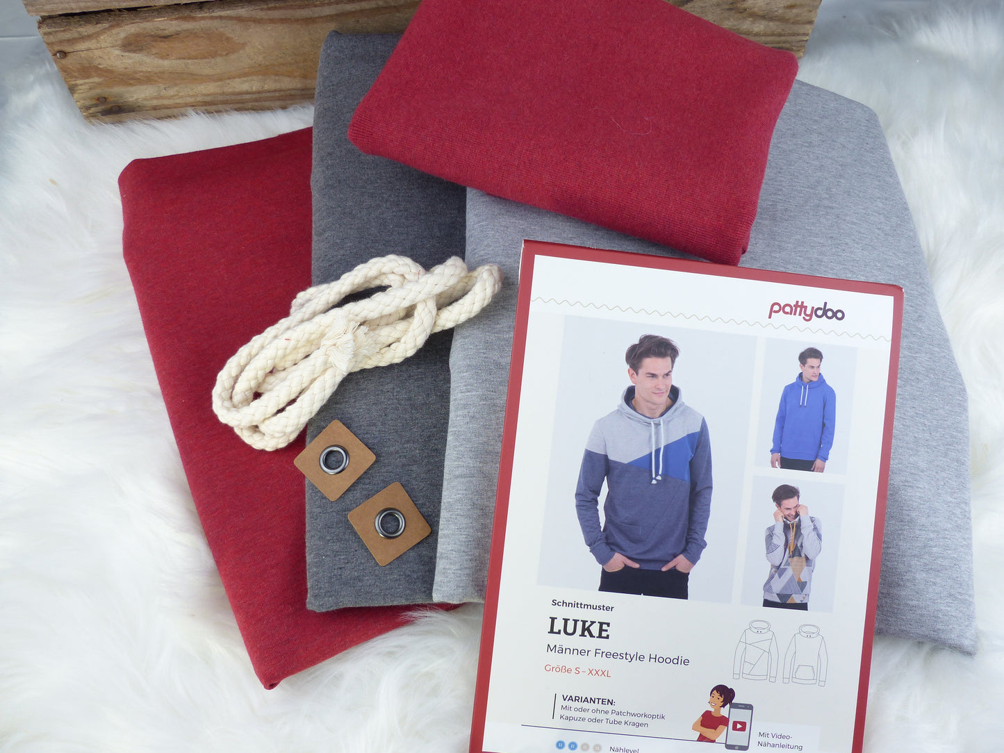 Nähpaket - Hoodie "Luke"