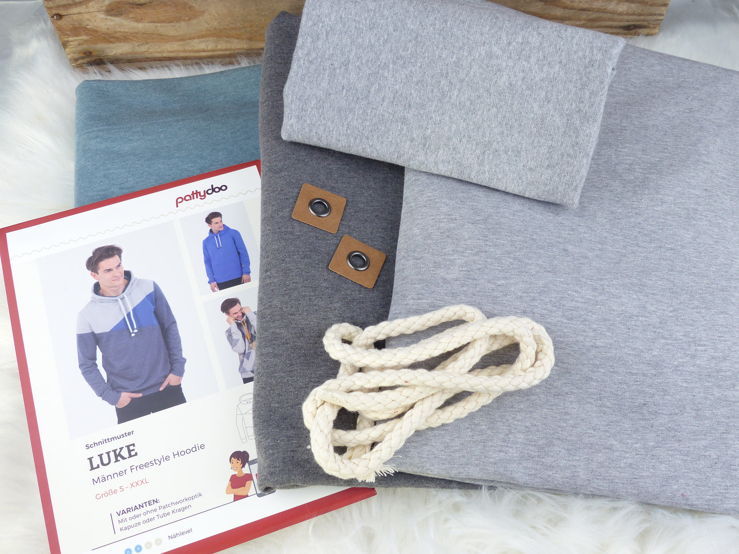 Nähpaket - Hoodie "Luke"