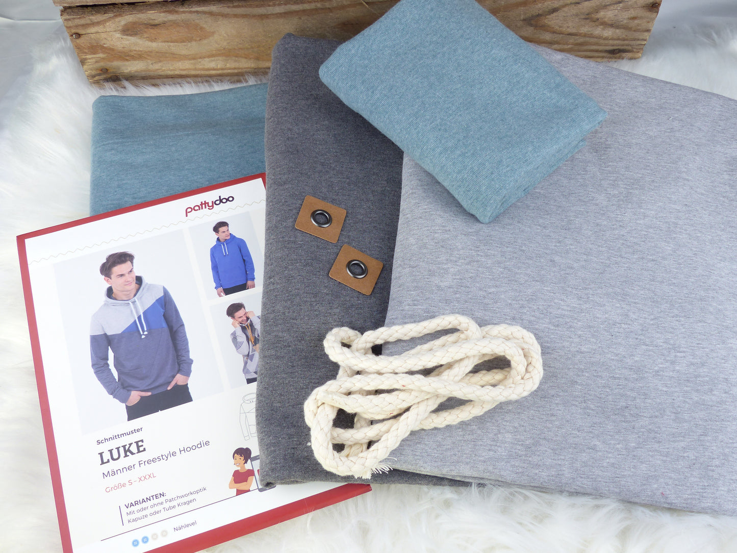 Nähpaket - Hoodie "Luke"