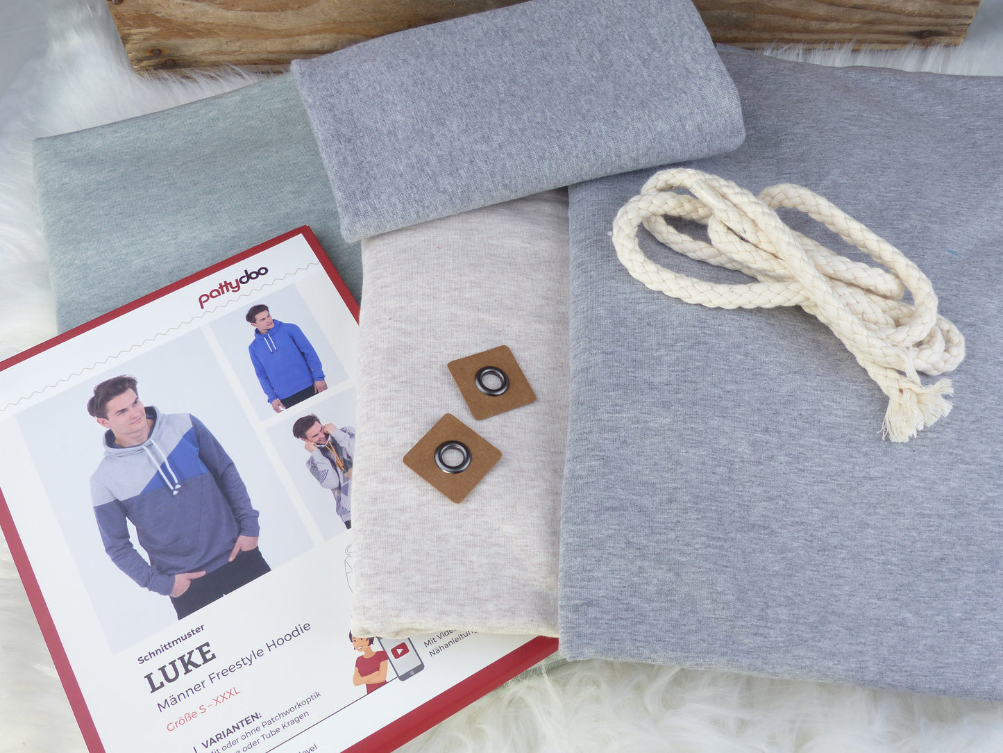 Nähpaket - Hoodie "Luke"
