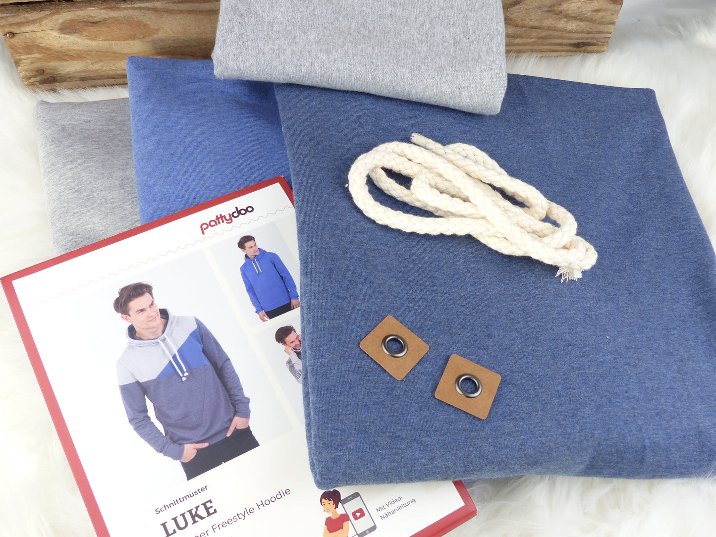 Nähpaket - Hoodie "Luke"