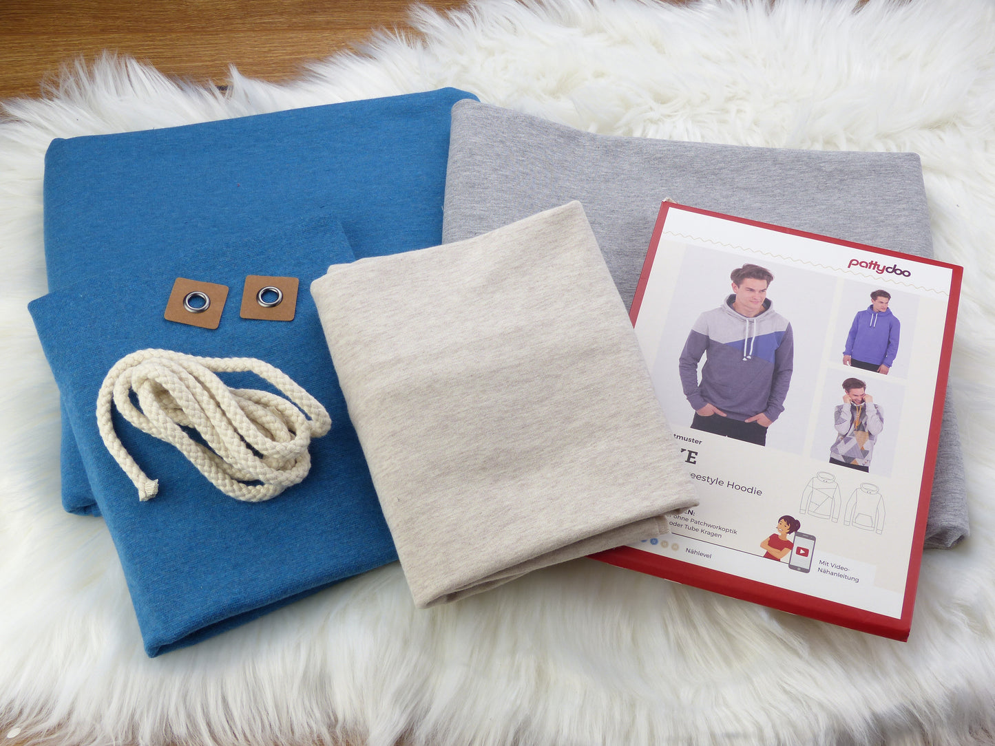Nähpaket - Hoodie "Luke"