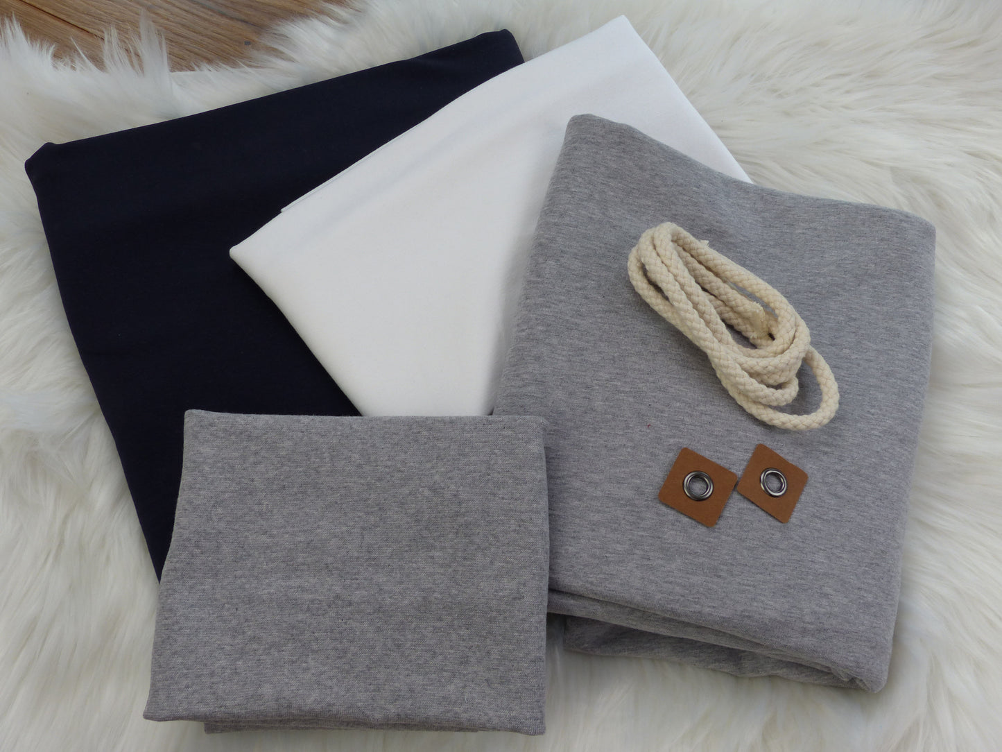Nähpaket - Hoodie "Toni" für Kinder