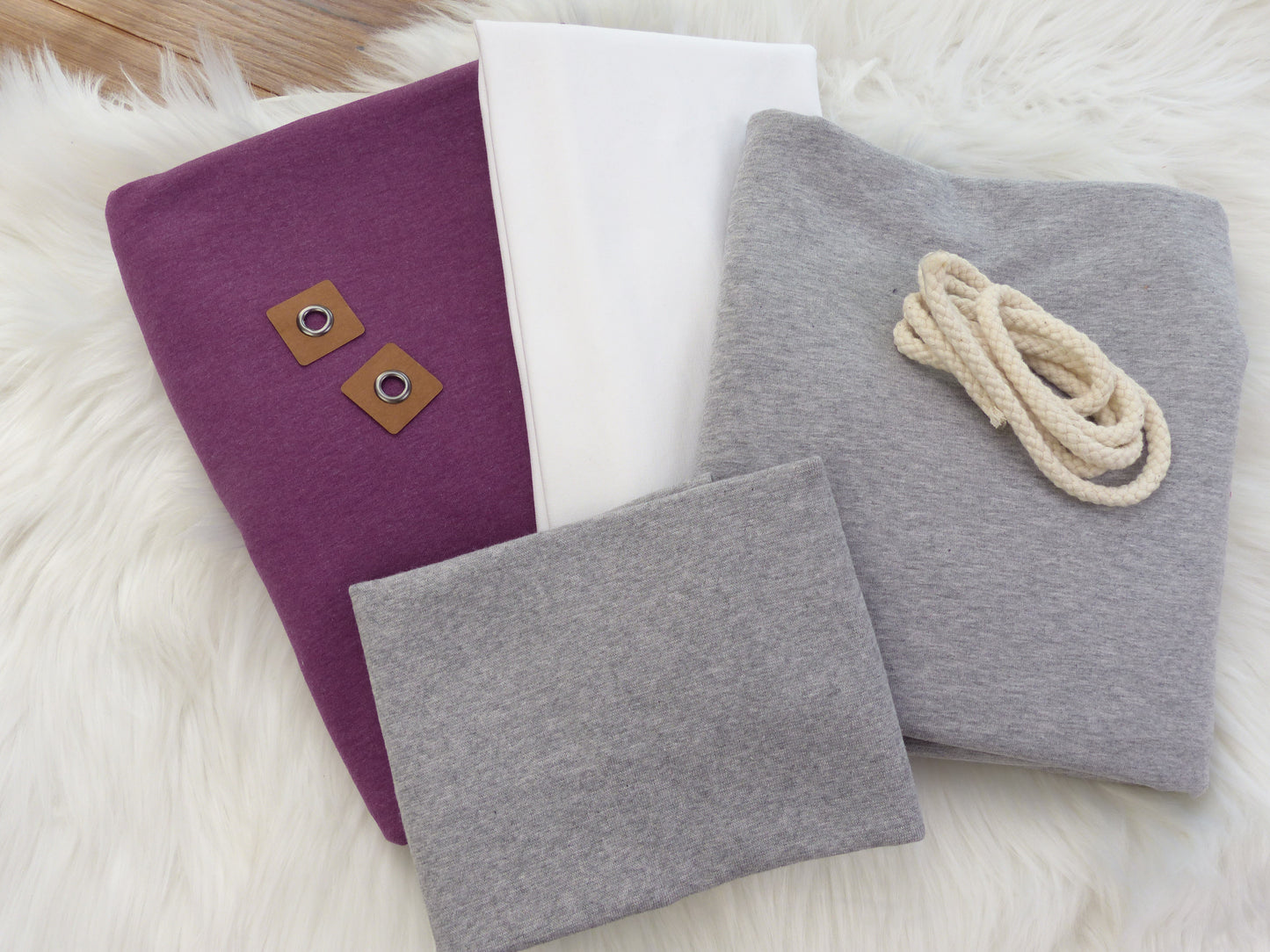 Nähpaket - Hoodie "Toni" für Kinder