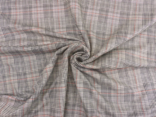 Sweat, Baumwolle, angeraut, Karo