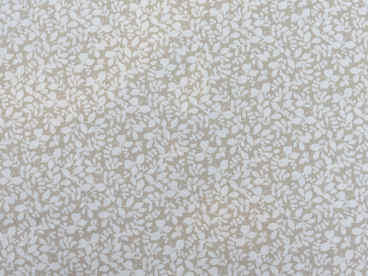 Baumwolle, Popelin "Blätter" in 4 Farben