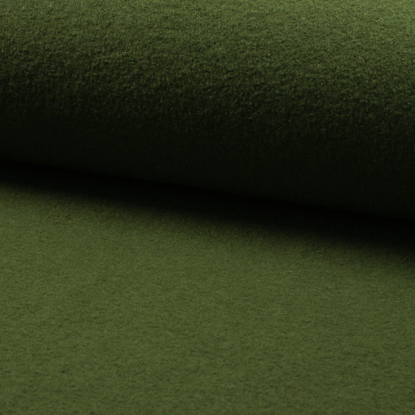 Wollwalk, gekochte Wolle "Olive"