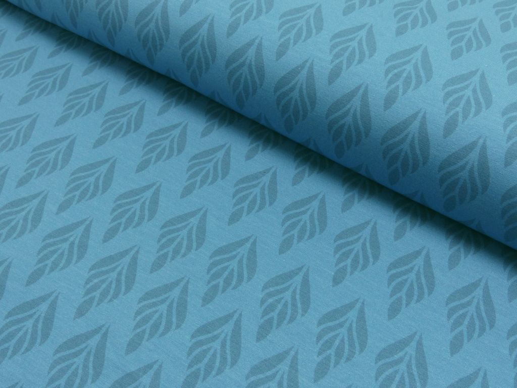 Baumwoll Jersey Druck Blumenfrische by LIEBEfein