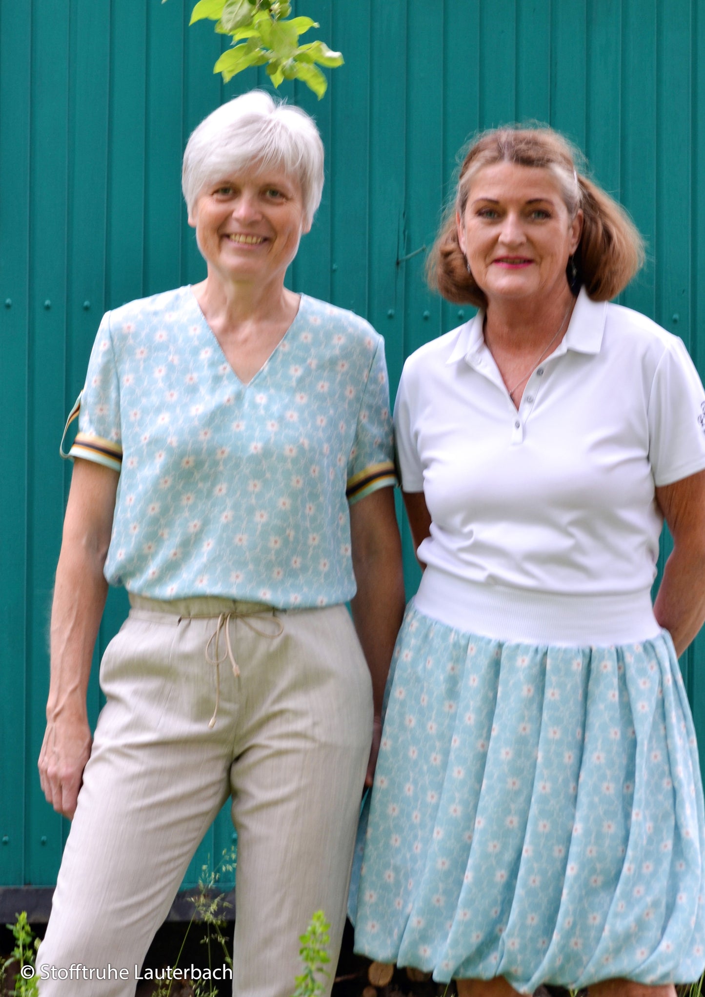 Viskose "Linda" blau