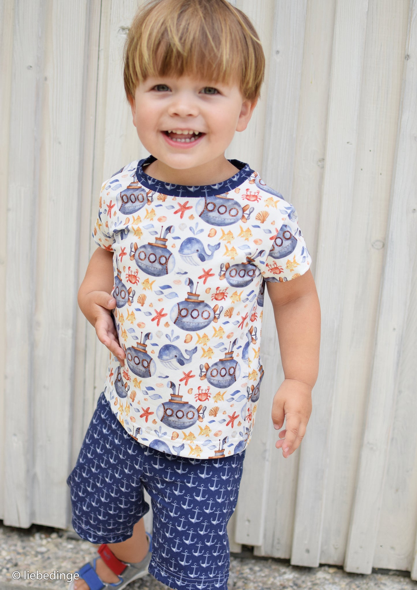 Jersey Druck "Nora-Anker blau"