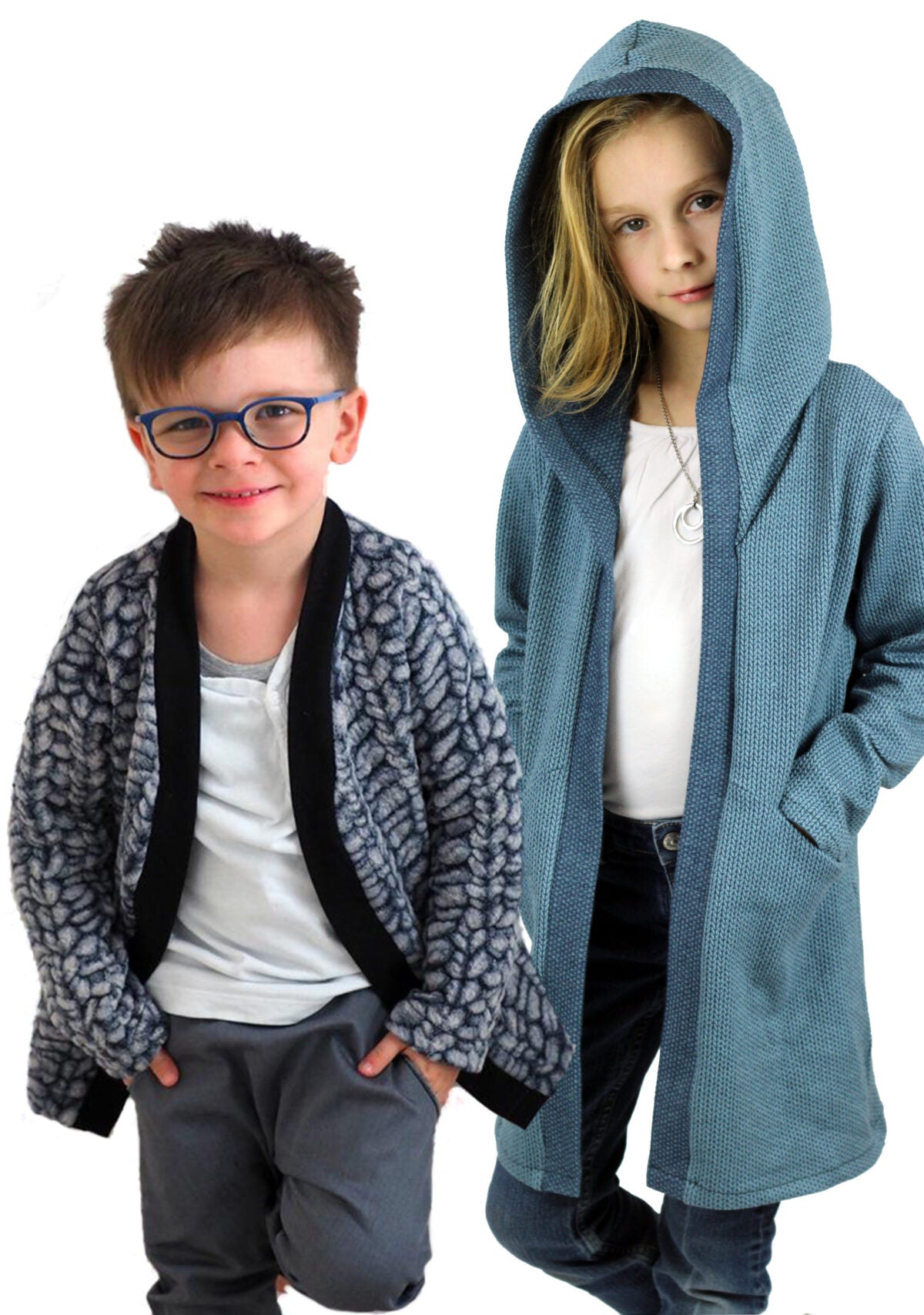 Strickjacke "Minna" für Kinder von Fadenkäfer