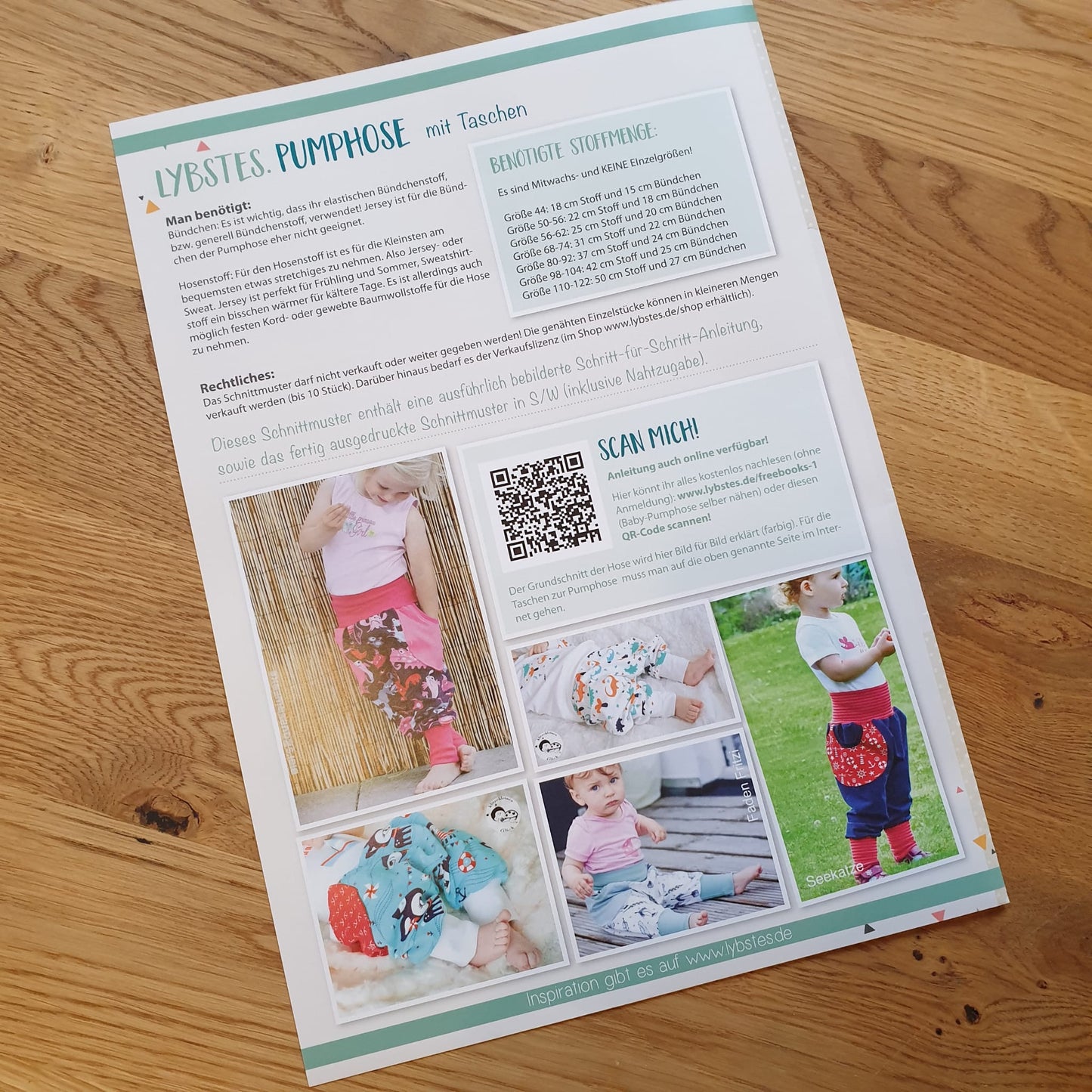 "Pumphose 1.0" für Kinder von Lybstes