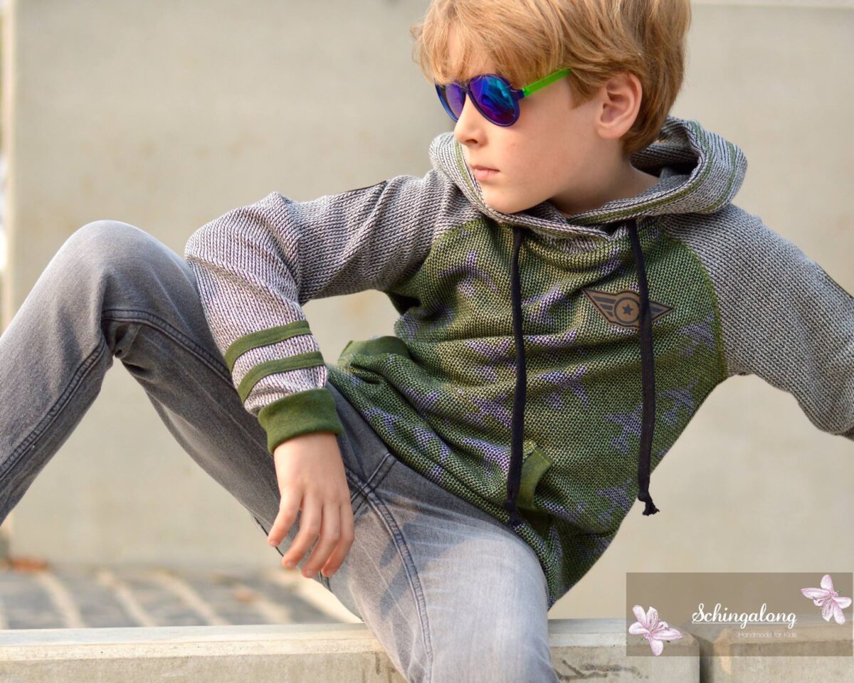 Raglanpullover "Noa" für Kinder von Fadenkäfer